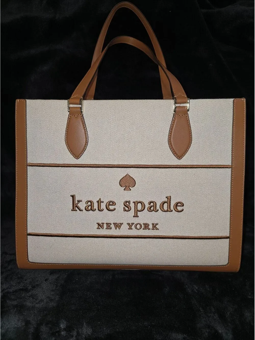 86. NWT Kate Spade New York Ellie Canvas Tote (Large)